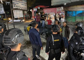Satuan Brimob Polda Sumut Laksanakan Patroli Kamtibmas di Wilayah Hukum Polrestabes Medan