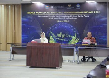 Wali Kota Pematangasintar Ikuti zoom Meeting Rakornas Pengendalian Inflasi 2024