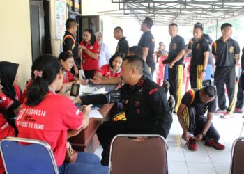 Batalyon B Sat Brimob Polda Sumut Laksanakan Pemeriksaan Kesehatan, Pastikan Kondisi Fisik Prima