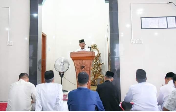 Pj Bupati Tapteng Bertindak Sebagai Khatib Shalat Idul Adha yang Diselenggarakan PD Muhammadiyah Kota Sibolga