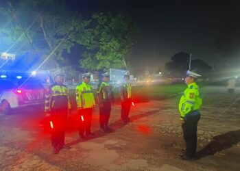 Sat Lantas Polres Simalungun Tingkatkan Blue Light Patrol, Antisipasi Geng Motor