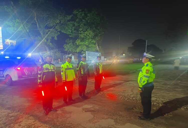 Sat Lantas Polres Simalungun Tingkatkan Blue Light Patrol, Antisipasi Geng Motor