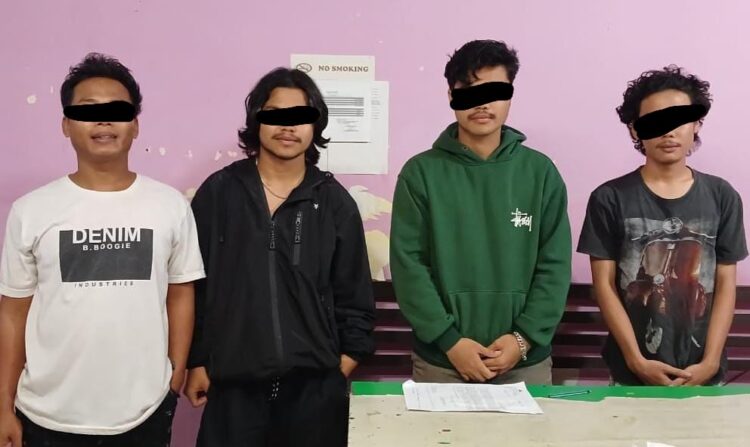 4 Pelaku Penganiayaan Bersama di Simalungun Diringkus Polsek Perdagangan 