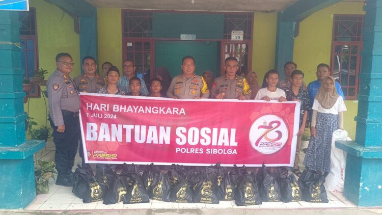 Dukung Ketahanan Pangan, Polres Sibolga Tebar Benih Ikan Lele
