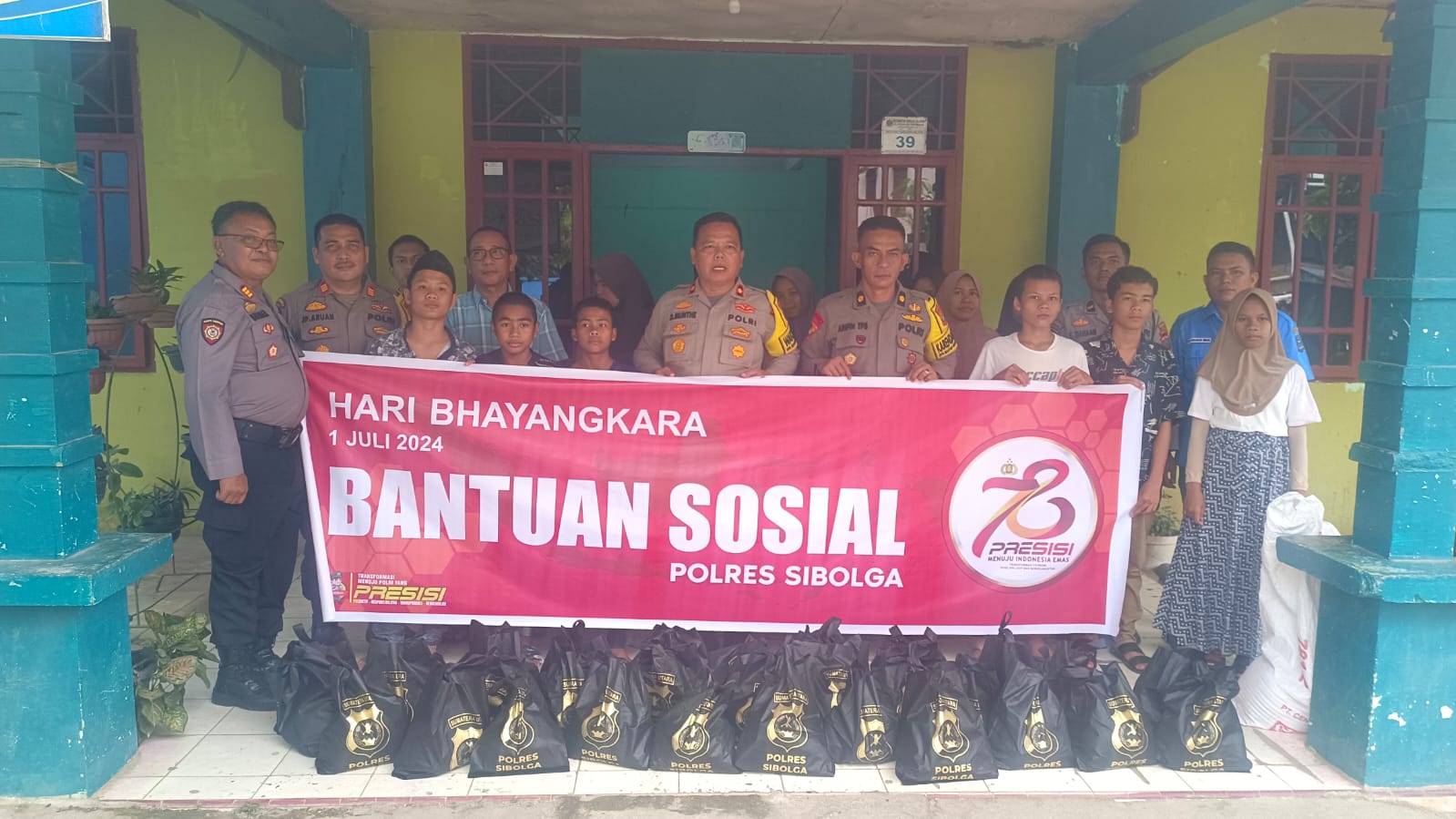 Dukung Ketahanan Pangan, Polres Sibolga Tebar Benih Ikan Lele