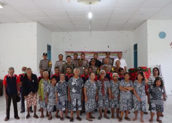 Menyambut HUT Bhayangkara Ke-78, Polres Taput Gelar Donor Darah Dan Anjangsana ke Panti Jompo Siborongborong