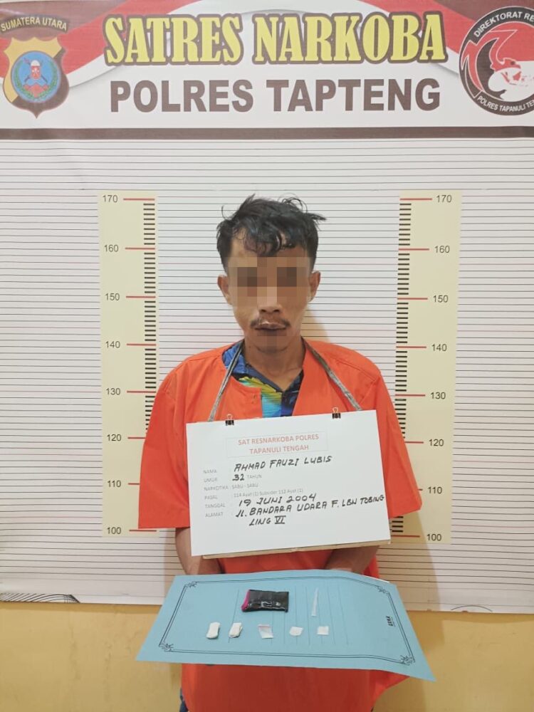Pengedar Ganja Dan Sabu di Pinangsori Diamankan Personil Polres Tapteng