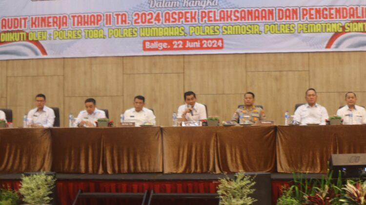 Polres Pematangsiantar Ikuti Audit Kinerja Tahap II TA 2024 Aspek Pelaksanaan dan Pengendalian Dari Itwasum Polri