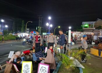Antisipasi Kejahatan Malam Hari, Polres Tapteng Giat Laksanakan Patroli Malam