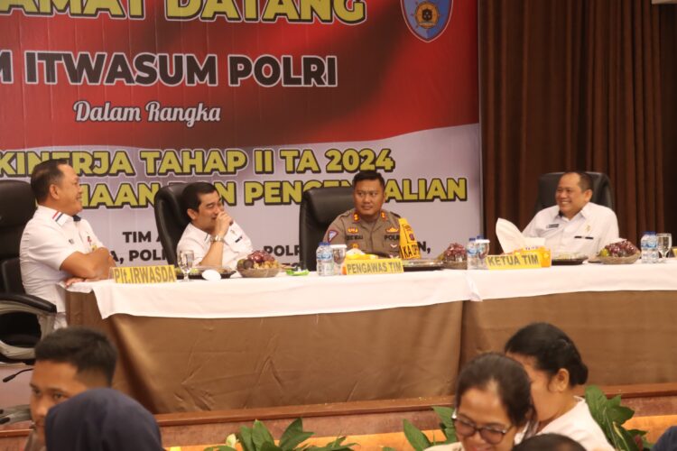 Kapolres Simalungun Dan Jajaran Hadiri Audit Kinerja Tahap-II 2024 Itwasum Polri Di Parapat
