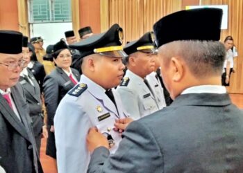 70 PNS di Lingkungan Pemkab Simalungun Dilantik Sebagai Pejabat Administrator dan Pengawas