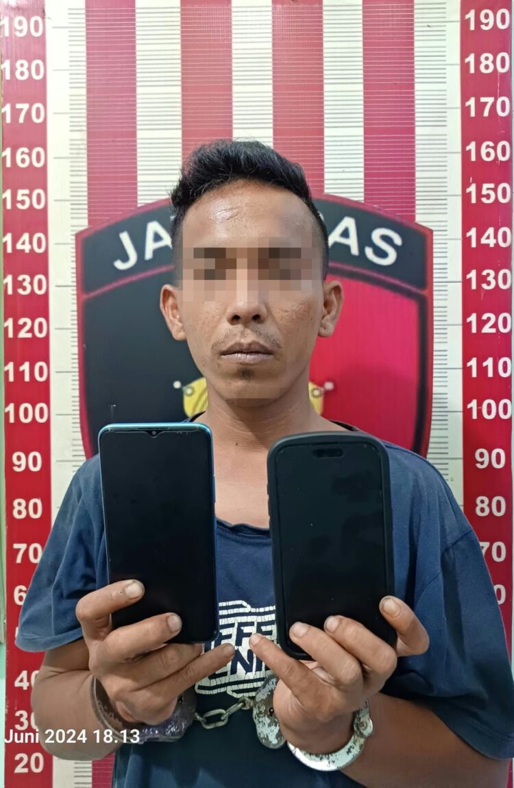Sat Reskrim Tapteng Ciduk Pelaku Pencurian iPhone Mahasiswi Warga Pandan