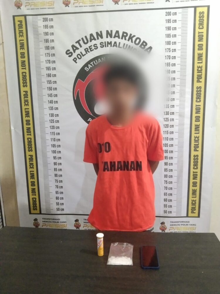 Polres Simalungun Tangkap Pelajar 16 Tahun, 25,76 Gram Sabu Disita
