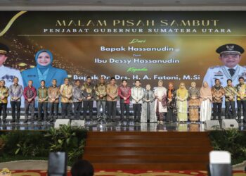 Wali Kota Pematangsiantar Diwakili Sekda Hadiri acara Pisah Sambut Pj Gubernur Sumut
