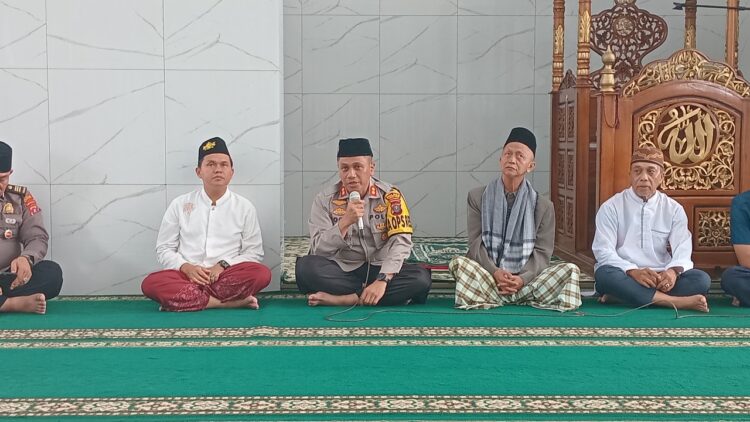 Kapolres Pematangsiantar Gelar Curhat Kamtibmas di Mesjid Jamik Assa'idah