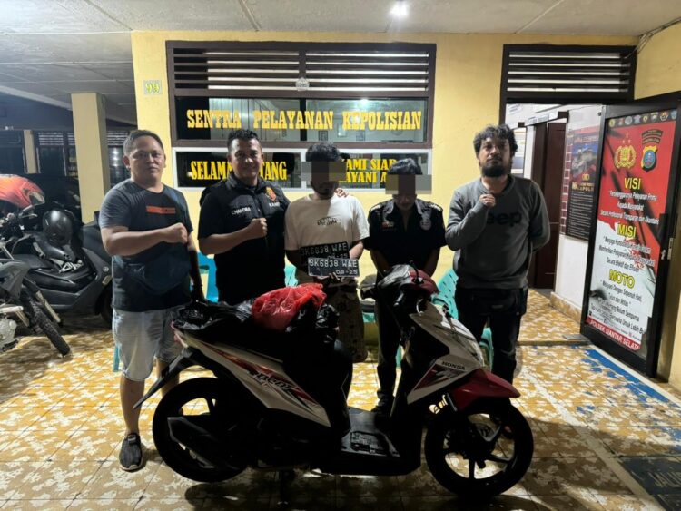 Polsek Siantar Selatan Berhasil Ringkus Pelaku Curanmor dan Penadah