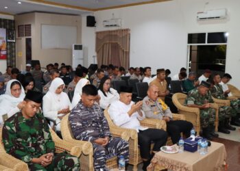 Sambut HUT Bhayangkara Ke-78, Polres Tapteng Ikuti Doa Lintas Agama dari Mabes Polri