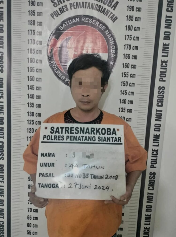 Polres Pematangsiantar Tangkap Pengedar Narkoba Dari Ade Irma Suryani, 16 Paket Sabu Disita