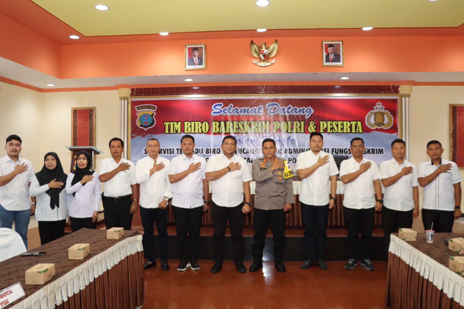 Kapolres Pematangsiantar Terima Tim Biro Bareskrim Polri Tahun 2024
