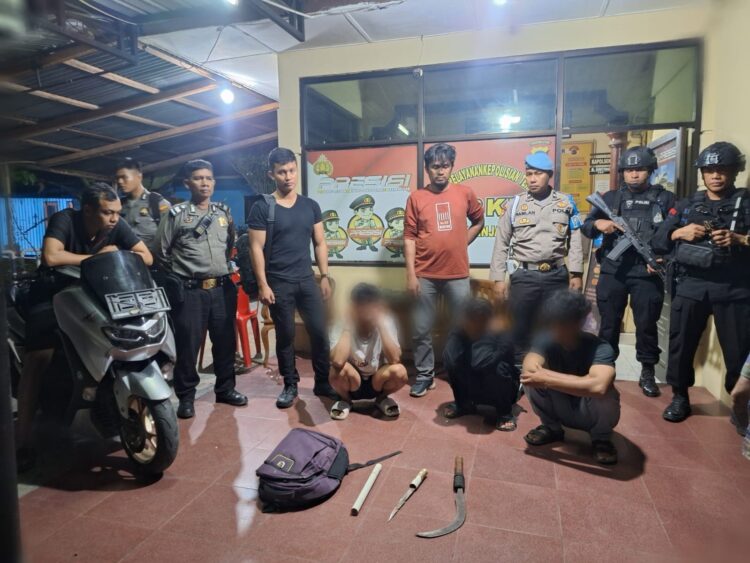 Sat Brimob Polda Sumut Tangkap Begal dan Gerebek Lokasi Peredaran Narkoba