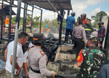 Rumah Milik Rismaida Boru Siahaan Di Simarimbun Ludes Terbakar, Polsek Siantar Marihat Olah TKP