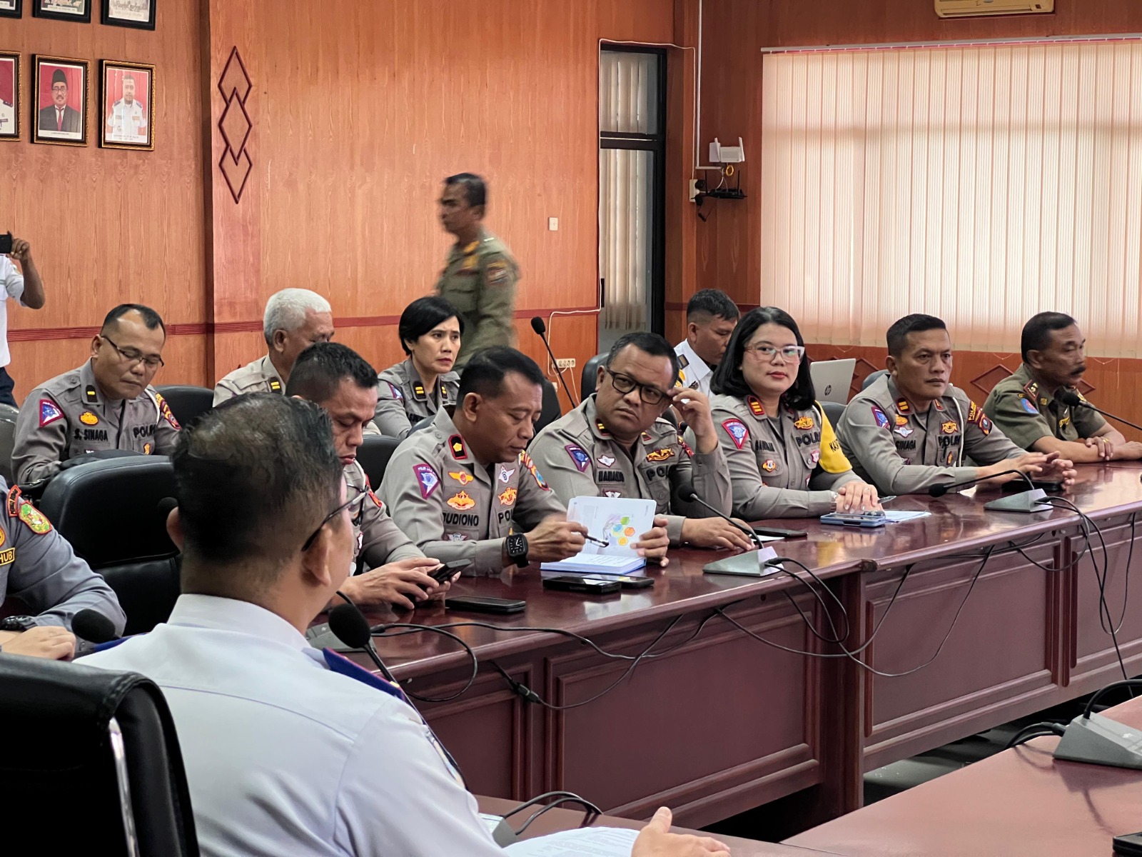 Polres Pematangsiantar Sambut Tim Penilaian Ombudsman Polres Pematangsiantar Sambut Tim Penilaian Ombudsman