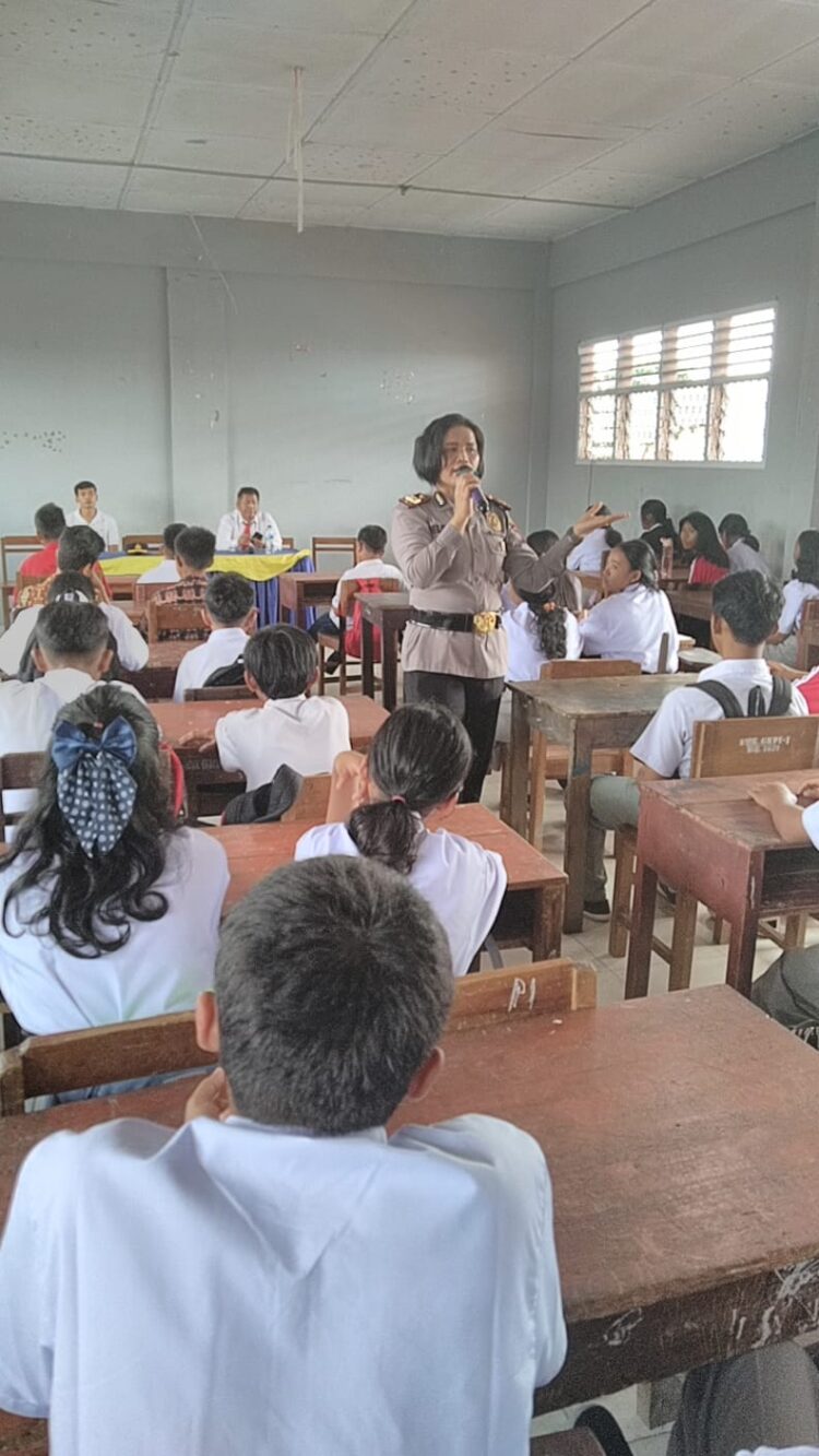 Ini Pesan Kapolsek Siantar Marihat Kepada Siswa SMK GKPI-1 