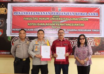 Kapolres Pematangsiantar Dan USI Tandatangani MoU Tentang Tri Dharma Perguruan Tinggi