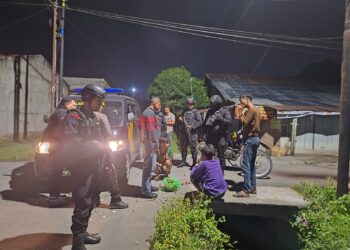 Sat Brimob Polda Sumut Giat Patroli Kamtibmas, Mencegah Tindakan Kriminalitas 
