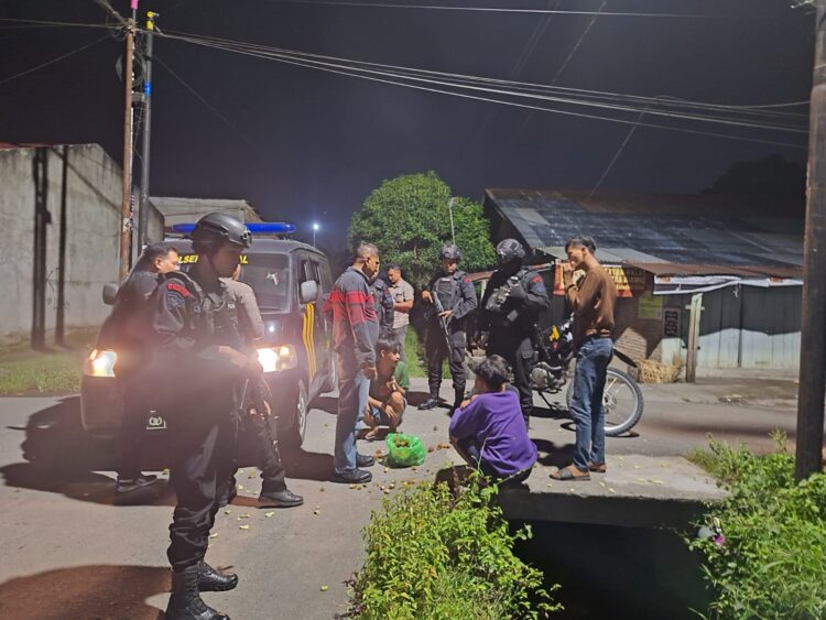 Sat Brimob Polda Sumut Giat Patroli Kamtibmas, Mencegah Tindakan Kriminalitas 