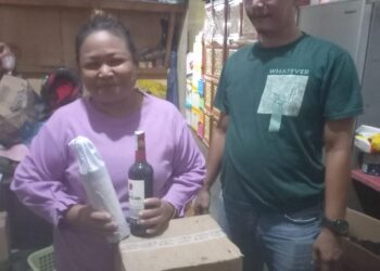 Puluhan Botol Miras Diamankan Polsek Serbalawan Saat Operasi Pekat Toba 2024
