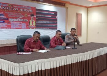  Polres Pematangsiantar Ikuti Sosialisasi Penerimaan Mahasiswa Baru Fakultas Hukum USI