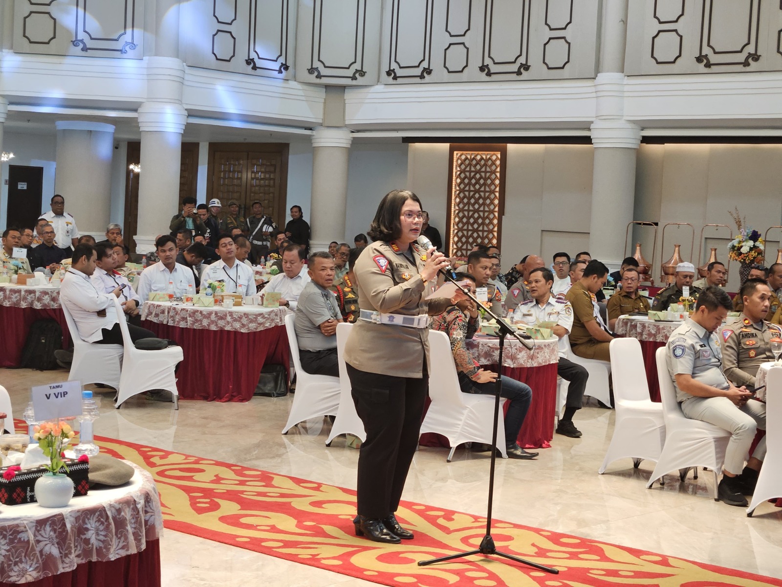 Kasat Lantas Polres Pematangsiantar Hadiri Rakor Kesiapan PON ke - XXI Aceh - Sumut Tahun 2024