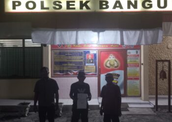 Polsek Bangun Amankan Dua Pelaku Pungli di Simpang Masjid Nagori Karang Rejo