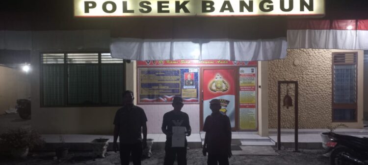 Polsek Bangun Amankan Dua Pelaku Pungli di Simpang Masjid Nagori Karang Rejo