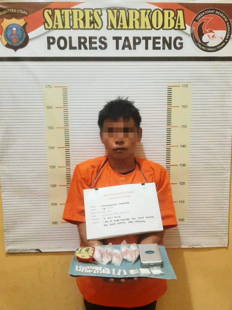 Pengedar Sabu di Sosorgadong Diringkus Polres Tapteng