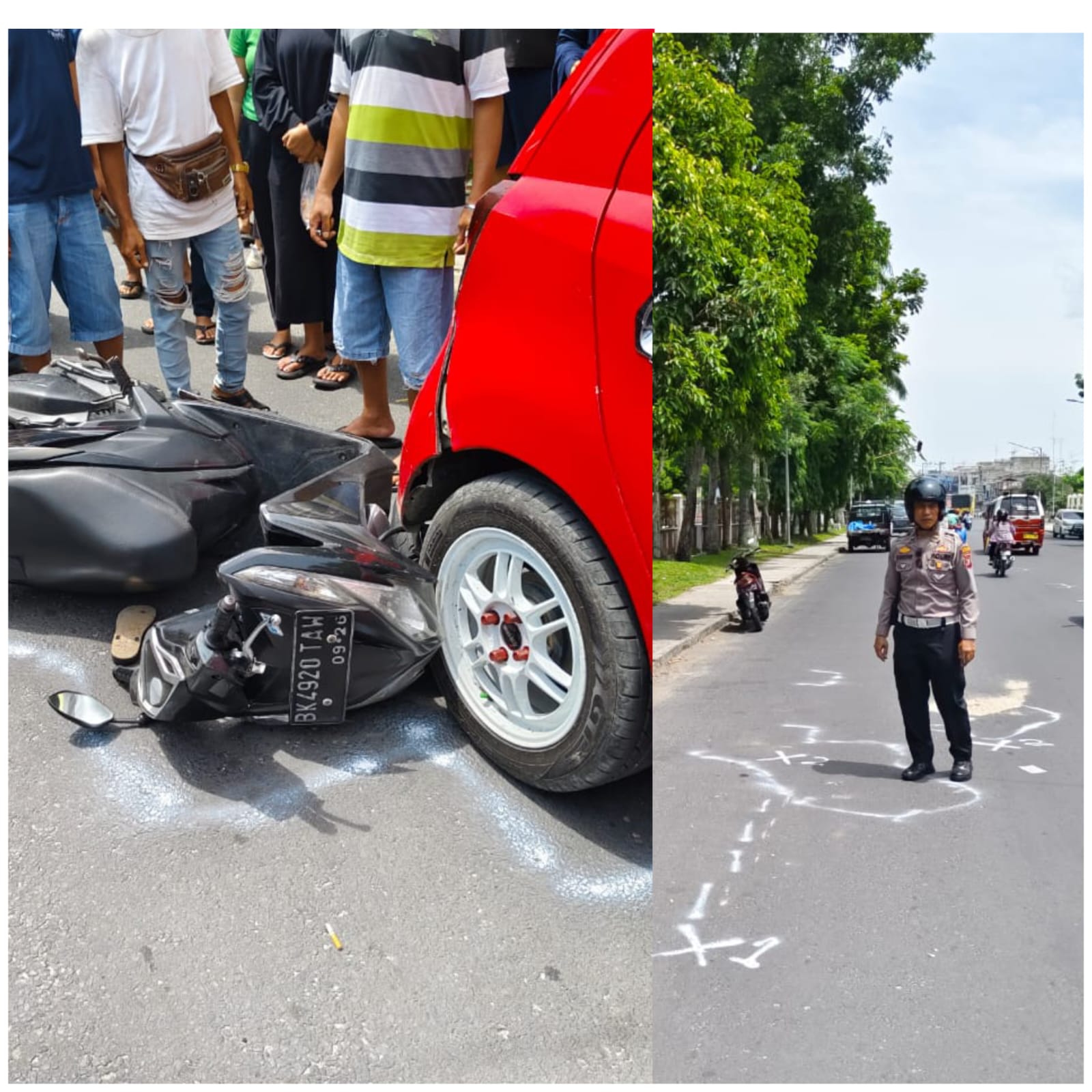 Terjatuh Dari Sepeda Motor, Wanita Asal Simalungun Tewas Dilindas Bus Eldivo