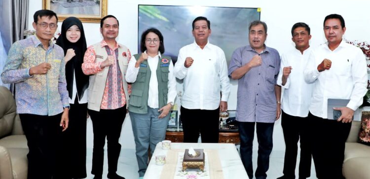 Bupati Simalungun Terima Kunjungan Kepala Subdirektorat Perencanaan Pendanaan BNPB Pusat