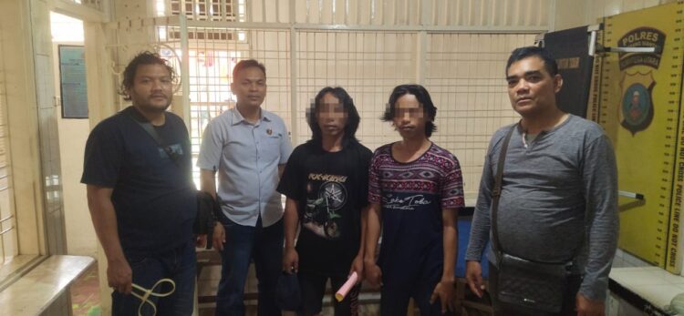 Dua Pelaku Pencurian Tas di Taman Bunga Dibekuk Polsek Siantar Barat