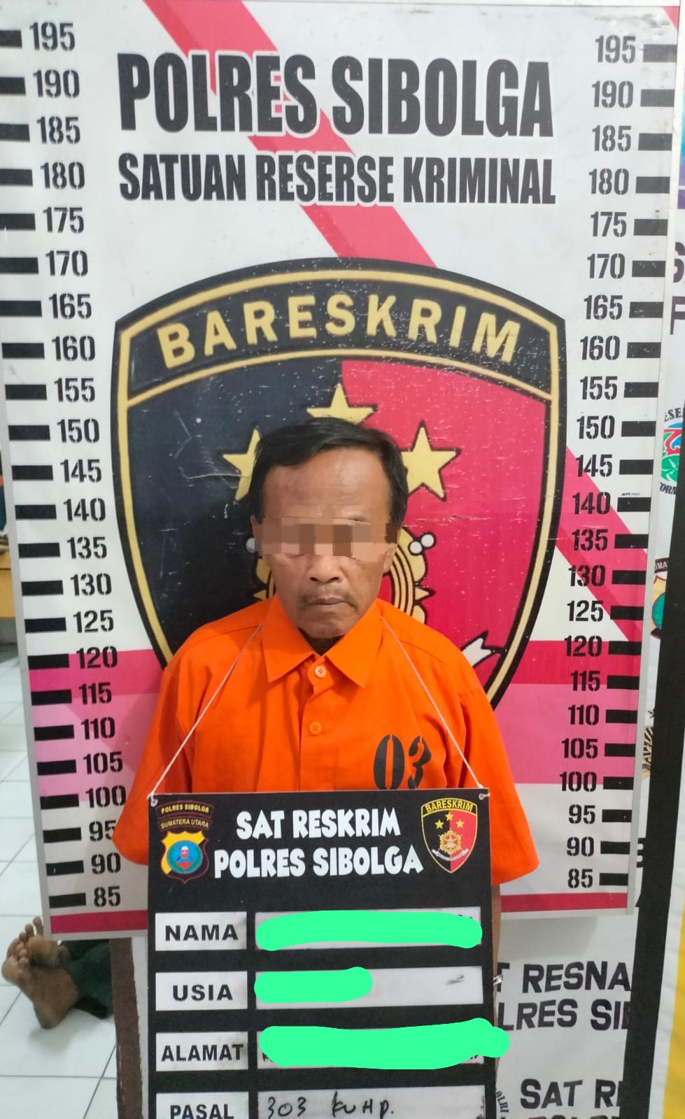 Penulis Judi Tebak Angka Kembali Diciduk Polres Sibolga