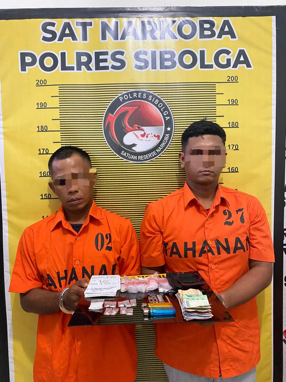 Dua Pria Pemilik Sabu Diamankan Tim Opsnal Res Narkoba Polres Sibolga