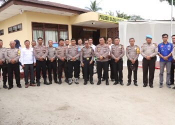 Kapolres Simalungun  Gelar Kunker dan Tatap Muka di Polsek Silou Kahean