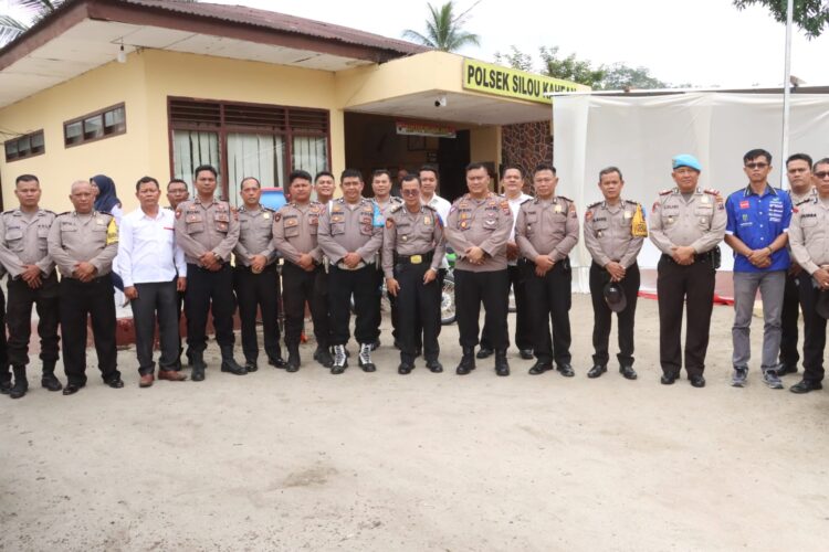 Kapolres Simalungun  Gelar Kunker dan Tatap Muka di Polsek Silou Kahean
