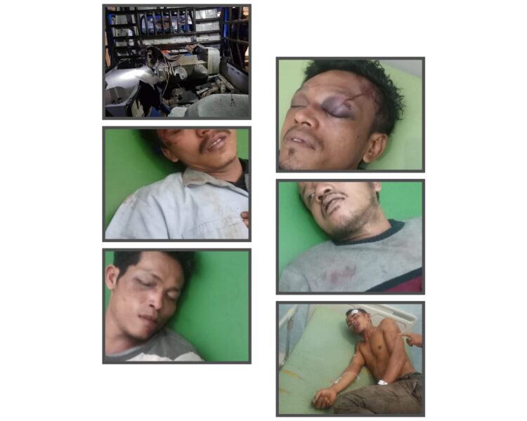 Tertangkap Mencuri Pencurian Trafo PLN, Lima Warga Batubara Babak Belur Dimassa Warga