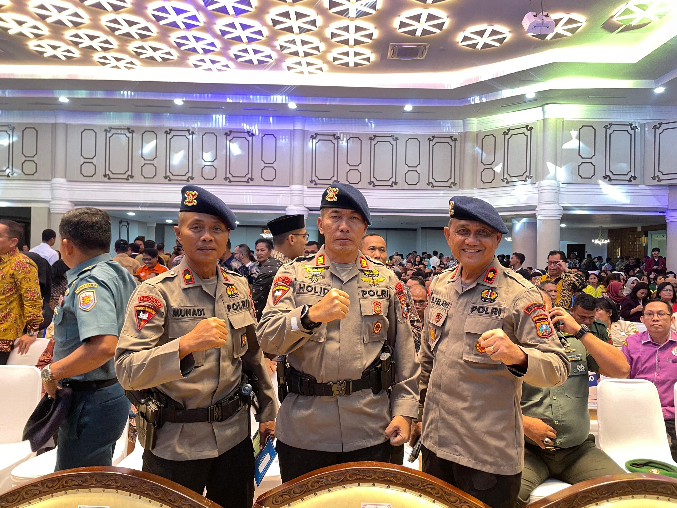 Brimob Polda Sumut Hadiri Acara Puncak Hari Koperasi, Seminar dan Penganugerahan Penghargaan 