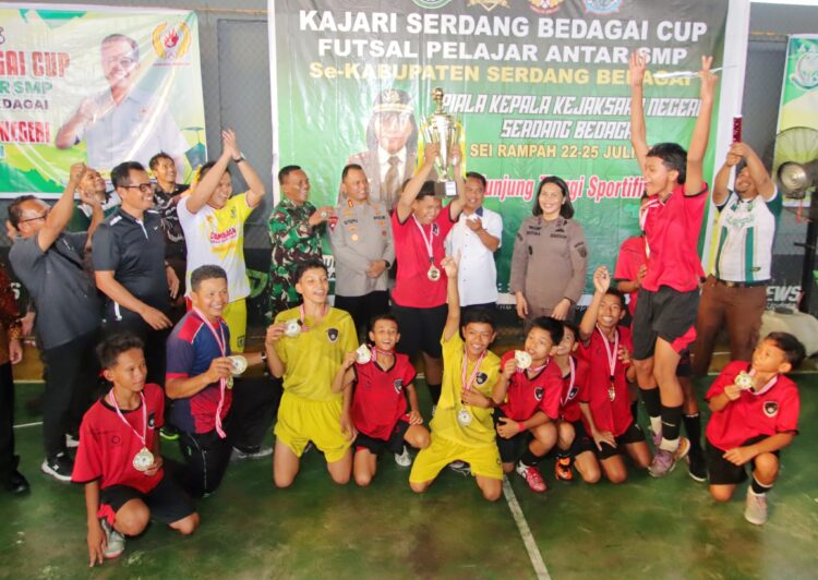 Kapolres Sergai Dukung Futsal Pelajar Kajari Cup Peringati Hari Bhakti Adhyaksa