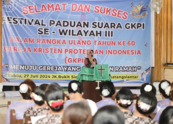Wali Kota Pematangsiantar Hadiri Pembukaan Festival Paduan Suara GKPI se-Wilayah III