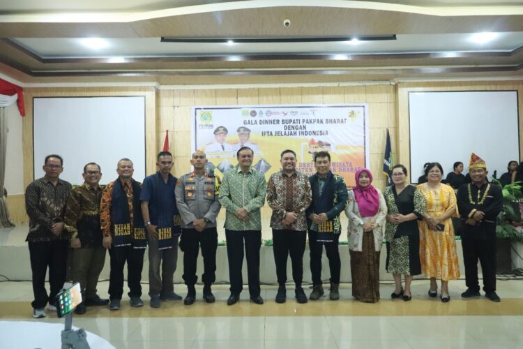 Bupati Pakpak Bharat Gala Dinner Bersama IFTA Mempromosikan Pariwisata Pagindar