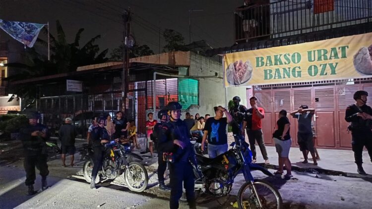 Sat Brimob Polda Sumut Giat Gelar Patroli Kamtibmas di Wilayah Hukum Polsek Medan Tembung