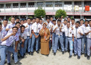 Wali Kota Pematangsiantar Hadiri Sosialisasi, Simulasi dan Edukasi Pencegahan Kebakaran di SMAN 6